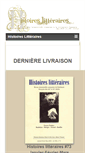 Mobile Screenshot of histoires-litteraires.fr